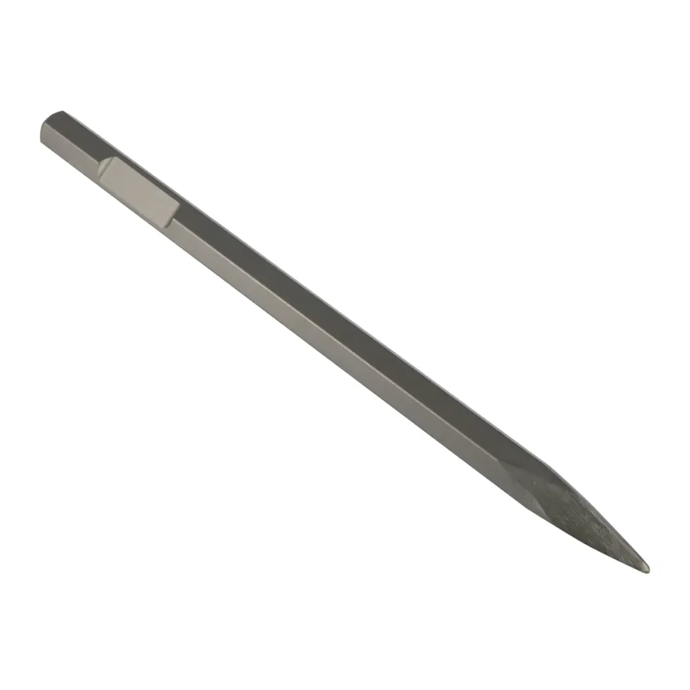 Cincel corta frío para martillos demoledores punta HEX 28 mm x 520 mm