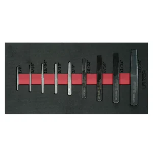 Juego de extractores rectos para tubo 9 piezas CH132-C