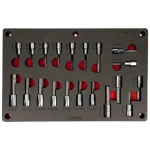 Juego de dados combinados cuadro de 1/2" 20 piezas, CH211P-C