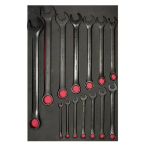 Juego de llaves combinadas fosfatizadas en pulgadas 14 piezas, CH303-C