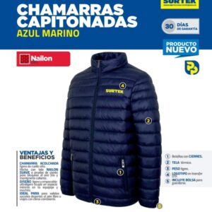 Chamarra capitonada azul marino, Chica