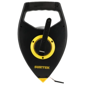 Cinta larga de fibra de vidrio, tipo crucet, 30 m punta cónica