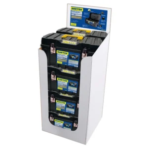 Despachador para cajas plásticas, 8 piezas