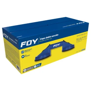 Copa de doble succión para vidrio 4-1/2"