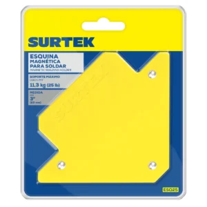 Esquina magnética para soldar 3", 25 lb