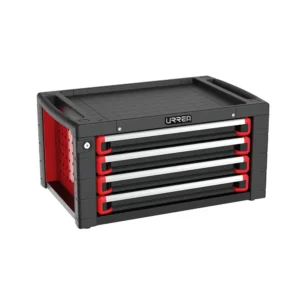 Gabinete superior 4 gavetas color rojo y negro serie HD 28"