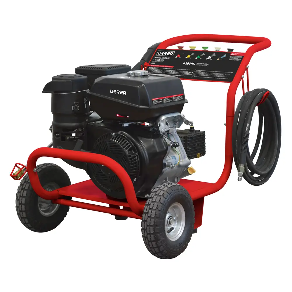 Hidrolavadora a gasolina 14 HP, 4200 PSI, 12.1 Lt por minuto