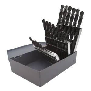 Juego de brocas negras de alta velocidad, Métricas 1-13 mm