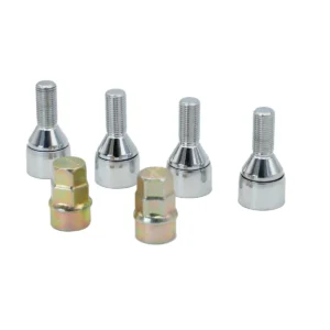 Juego de birlos de seguridad para rin, 14mm x 1.5