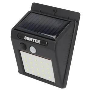 Luminario de LED solar con sensor de 160 lm