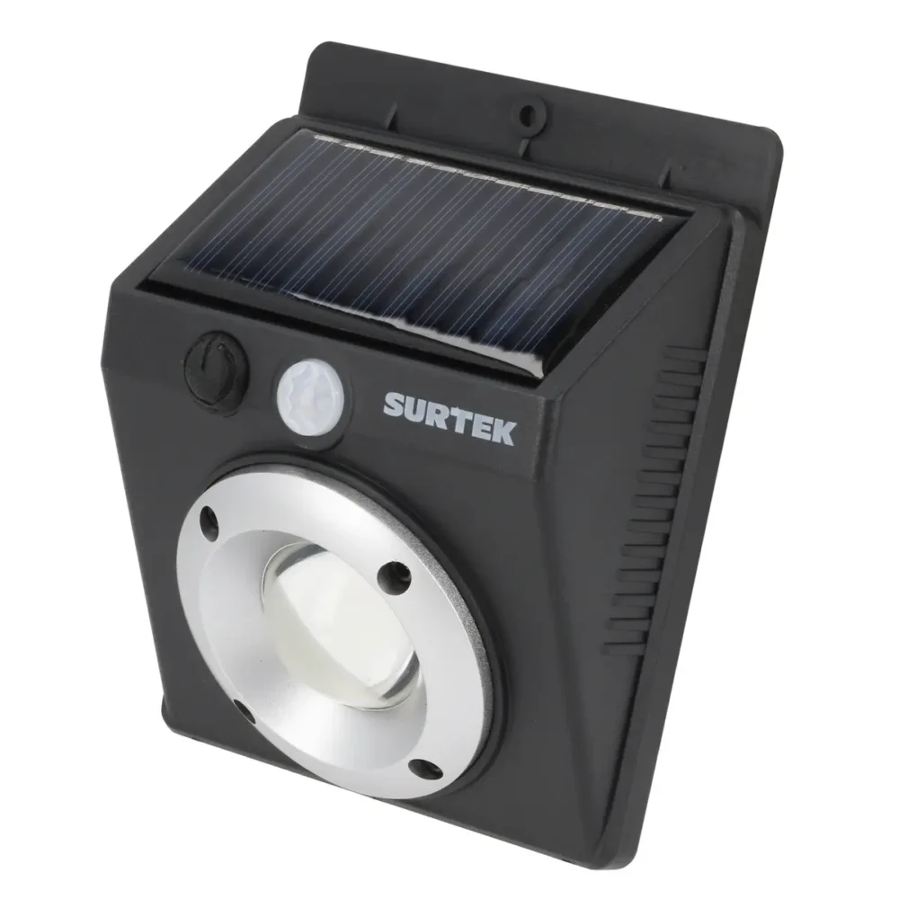 Luminario de LED solar con sensor de 400 lm 1.5 W