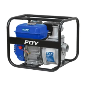 Motobomba a gasolina con diámetro de succión y descarga de 2 x 2", 5.5 HP