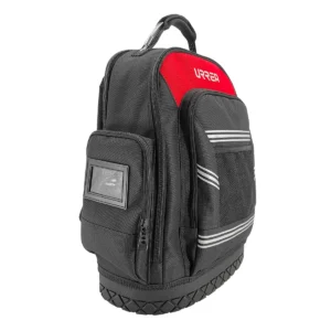 Mochila portaherramientas de poliéster extraíble 17"x13"x10", c/asa alambre y porta laptop