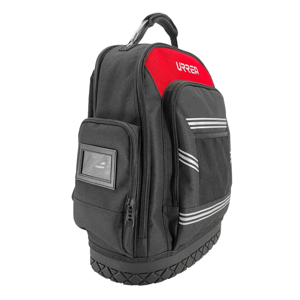 Mochila portaherramientas de poliéster extraíble 17"x13"x10", c/asa alambre y porta laptop