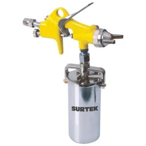 Pistola para pintar terminados con vaso, capacidad 200 ml, 72 PSI