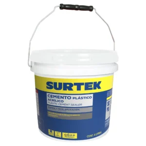 Cubeta de sellador de cemento plástico 4 Lt