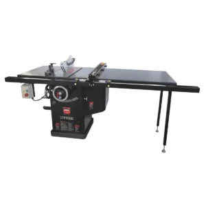 Sierra de mesa con ducto de salida para polvo 12", 4 HP, 3000 W, 220 V, 3580 RPM