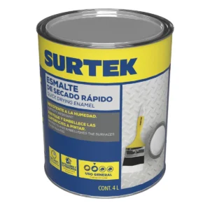 Esmalte de secado rápido 4 Lt color blanco