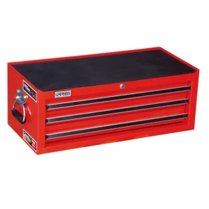 Gabinete intermedio 3 gavetas color rojo serie X 27"