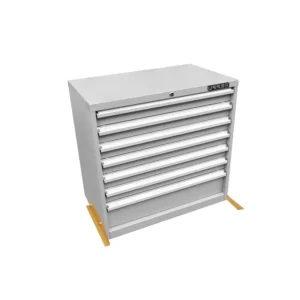Gabinete modular fijo con 7 gavetas serie X 35"