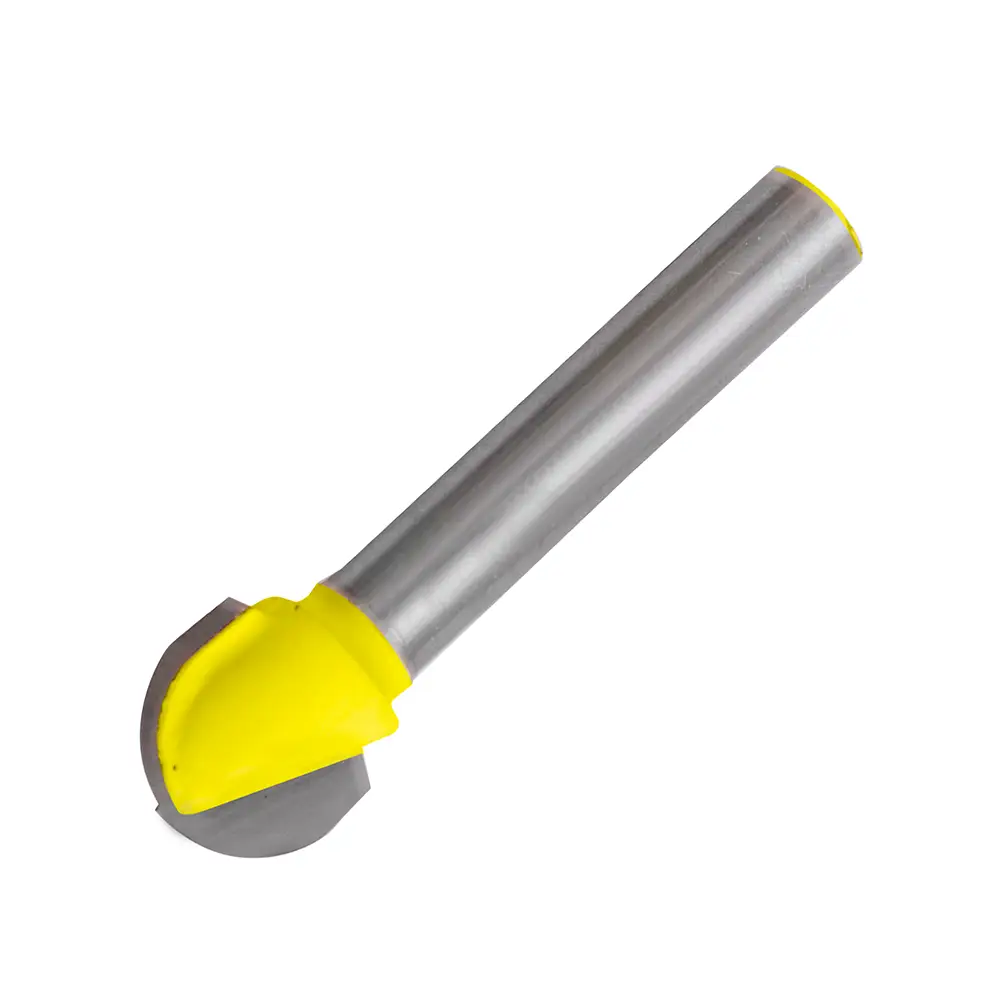 Broca para router de acero demedia caña 3/8" zanco de 1/4"