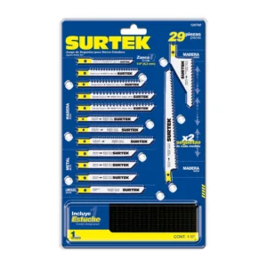 Juego de seguetas para sierra caladora, 29 piezas