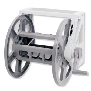 Porta manguera de pared, capacidad de 75 m