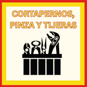 Cortapernos, pinzas y tijeras
