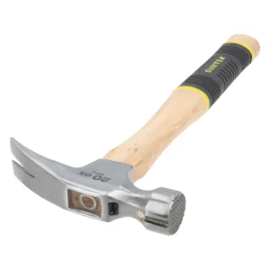 Martillo de uña recta con cabeza fresada con mango de madera 11-1/4", 20 oz