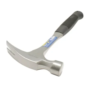 Martillo de uña recta forjada en una pieza con mango de neopreno de 14", 20 oz