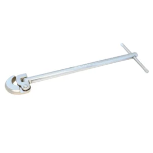 Llave para lavabo cromada de 12"