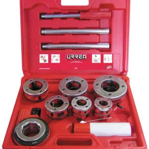 Juego de tarraja para tubo de1/2" a 2" NPT, 9 piezas