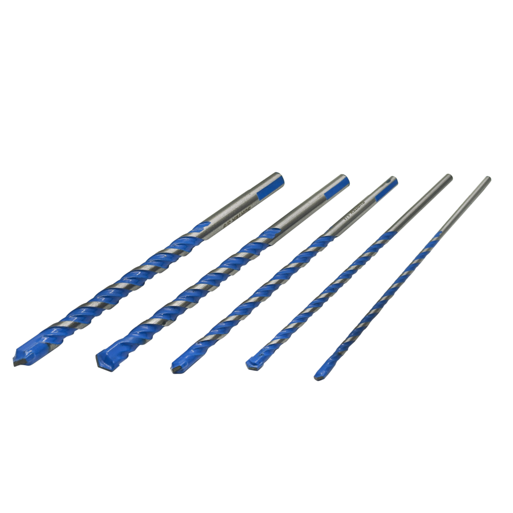 Juego de brocas de acero multimaterial zanco 3 planos, 5 piezas