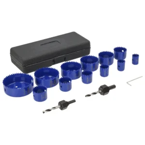 Juego de sierras cortacirculos, 15 piezas