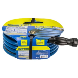 Manguera para jardín contractor con conector metálico 1/2", 10 m