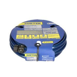 Manguera para jardín spider con conector plástico 1/2" x 6 m