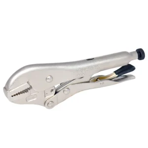 Pinza de presión cromada quijada recta de 12"