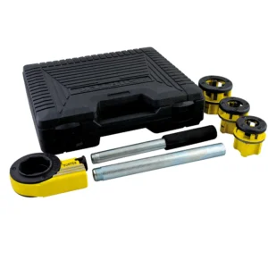 Juego de tarraja para tubo de 1/2" a 1" NPT, 4 piezas