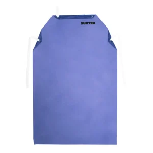 Mandil de PVC dieléctrico color azul, 1.20 m