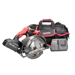 Juego de sierra circular a batería Li-ion 20 V, 4 piezas en maleta