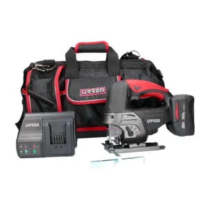 Juego de sierra caladora a batería Li-ion 20 V, 4 piezas en maleta