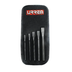 Juego combinado de cinceles corta frío, 5 piezas en caja