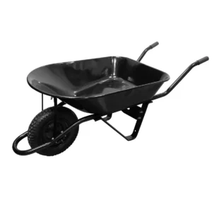 Carretilla con bastidor metálico 4 Ft3, llanta sólida