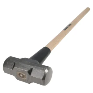 Marro octagonal cabeza forjada con mango largo de madera 36", 10 lb